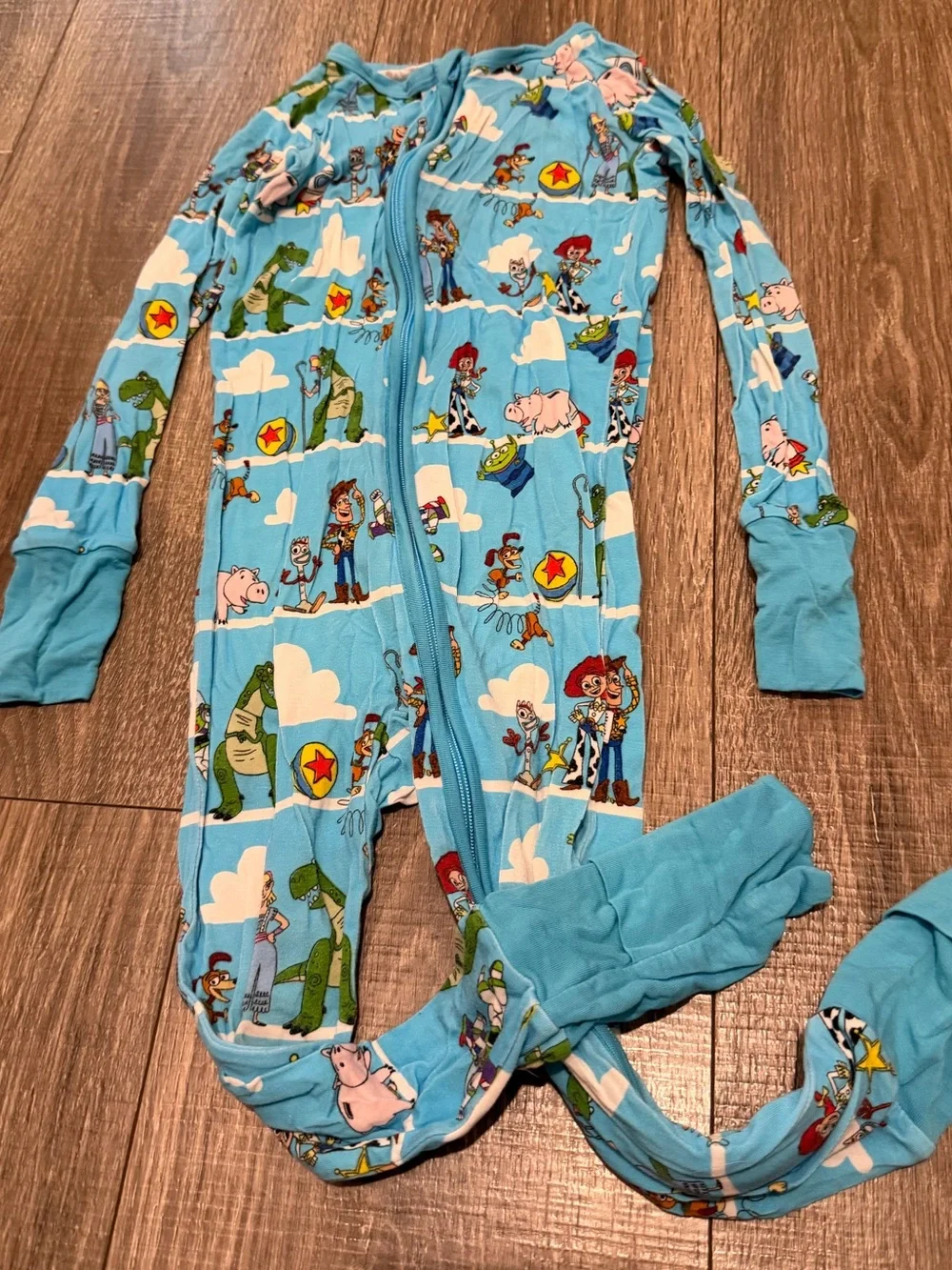 Little Sleepies Blue Toy Story Zippies 2T
